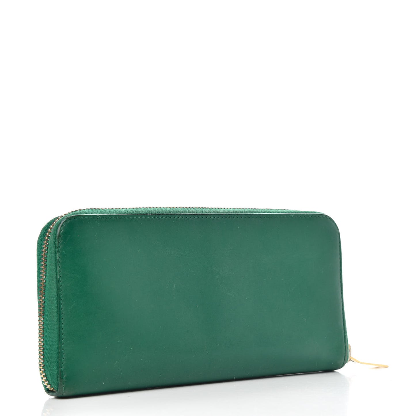 Calfskin Classic Zip Around Wallet Green