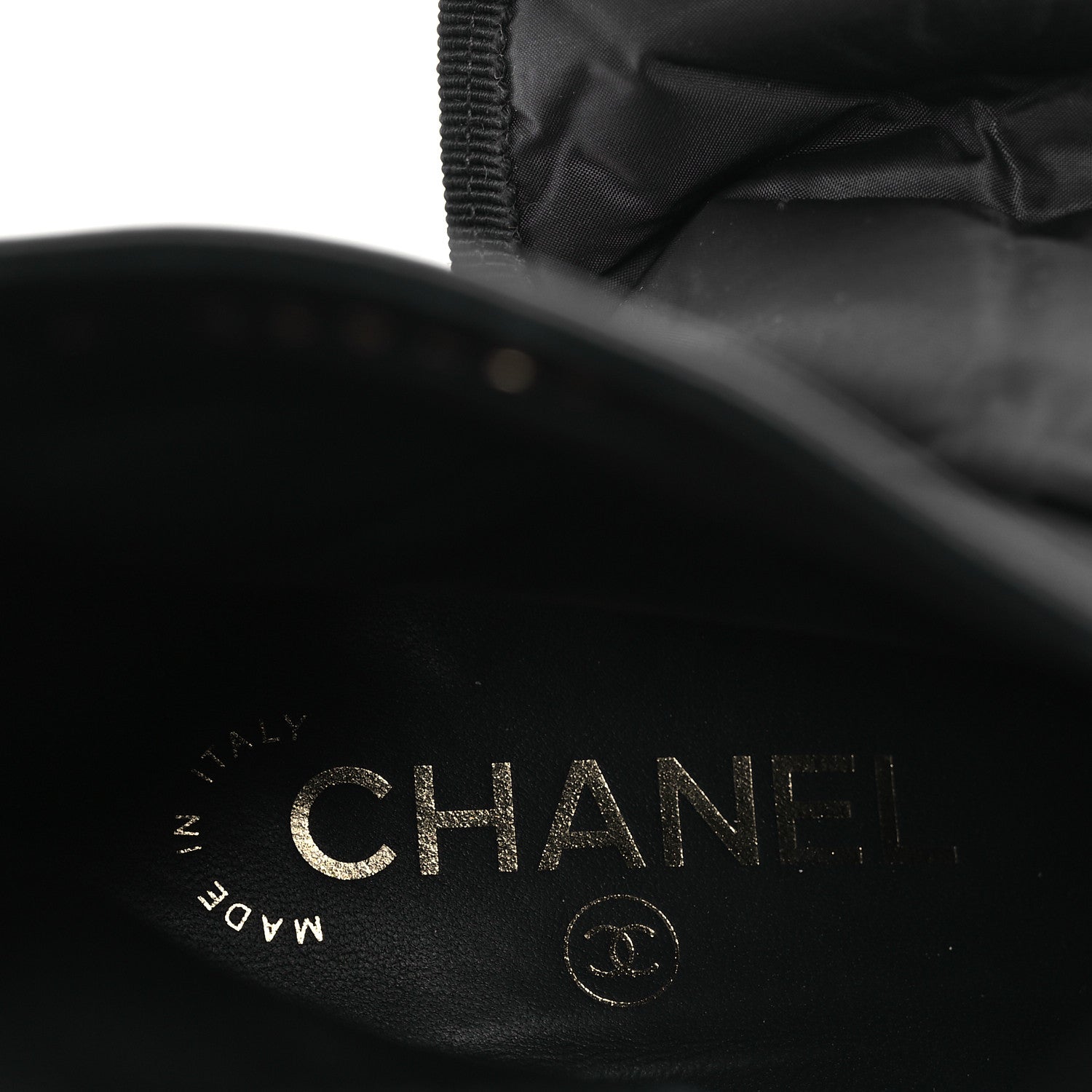 Chanel Mixed Fibers Lambskin Patent Calfskin Convertible High Boots 38 Black 17 of 22