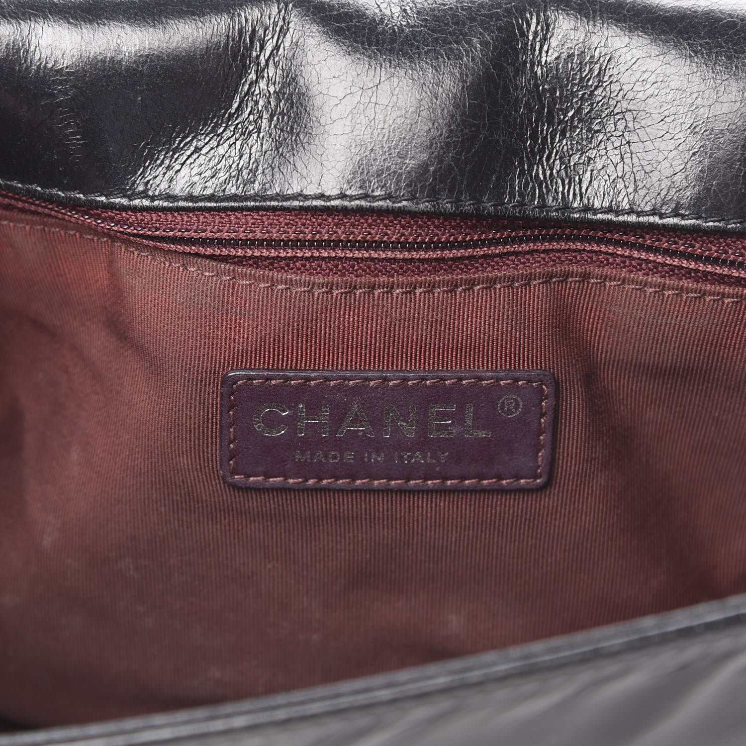 Chanel Glazed Calfskin Quilted Medium Coco Boy Flap Black 14 of 18