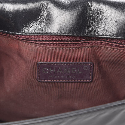 Chanel Glazed Calfskin Quilted Medium Coco Boy Flap Black 14 of 18