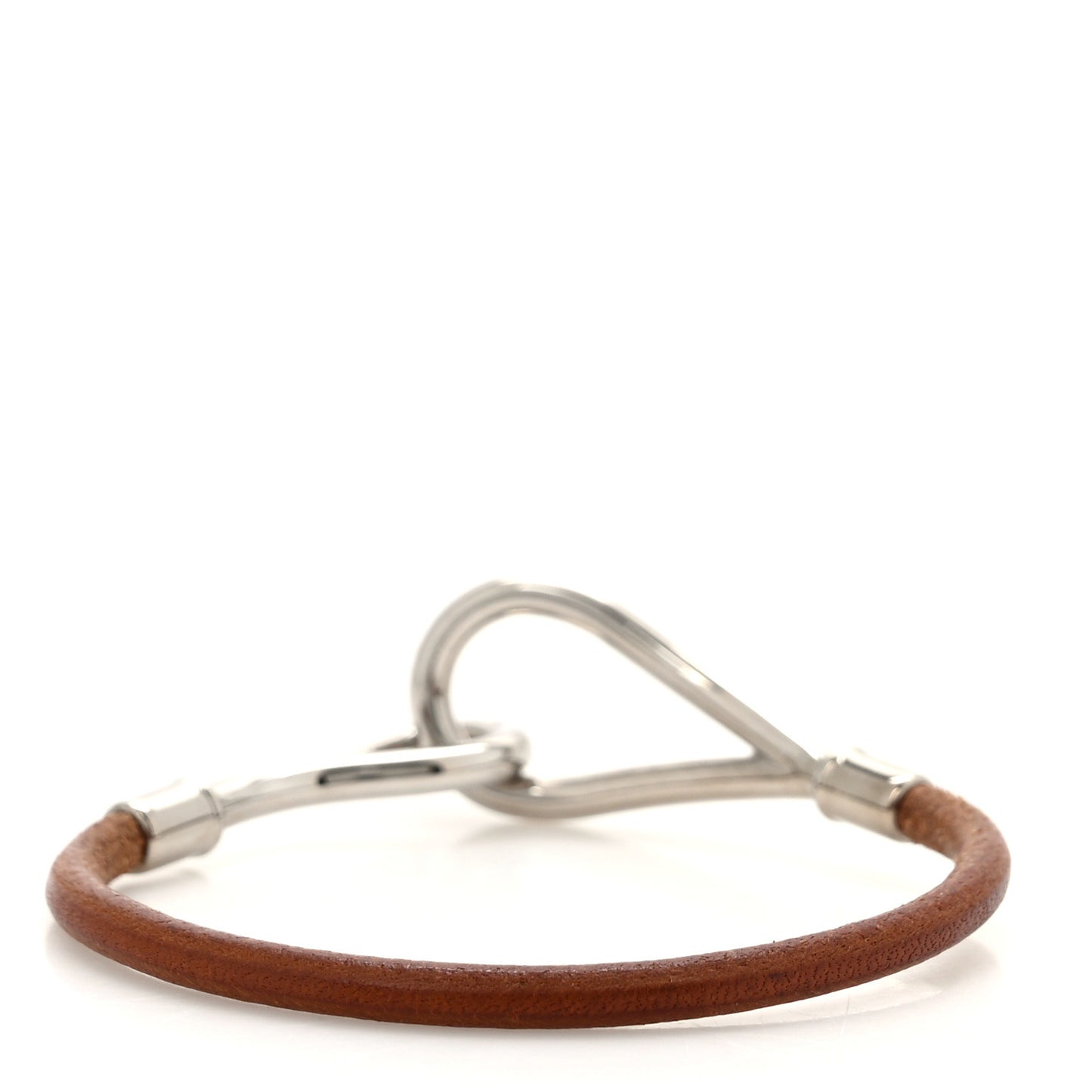 Natural Bridle Jumbo Hook Bracelet Bouton