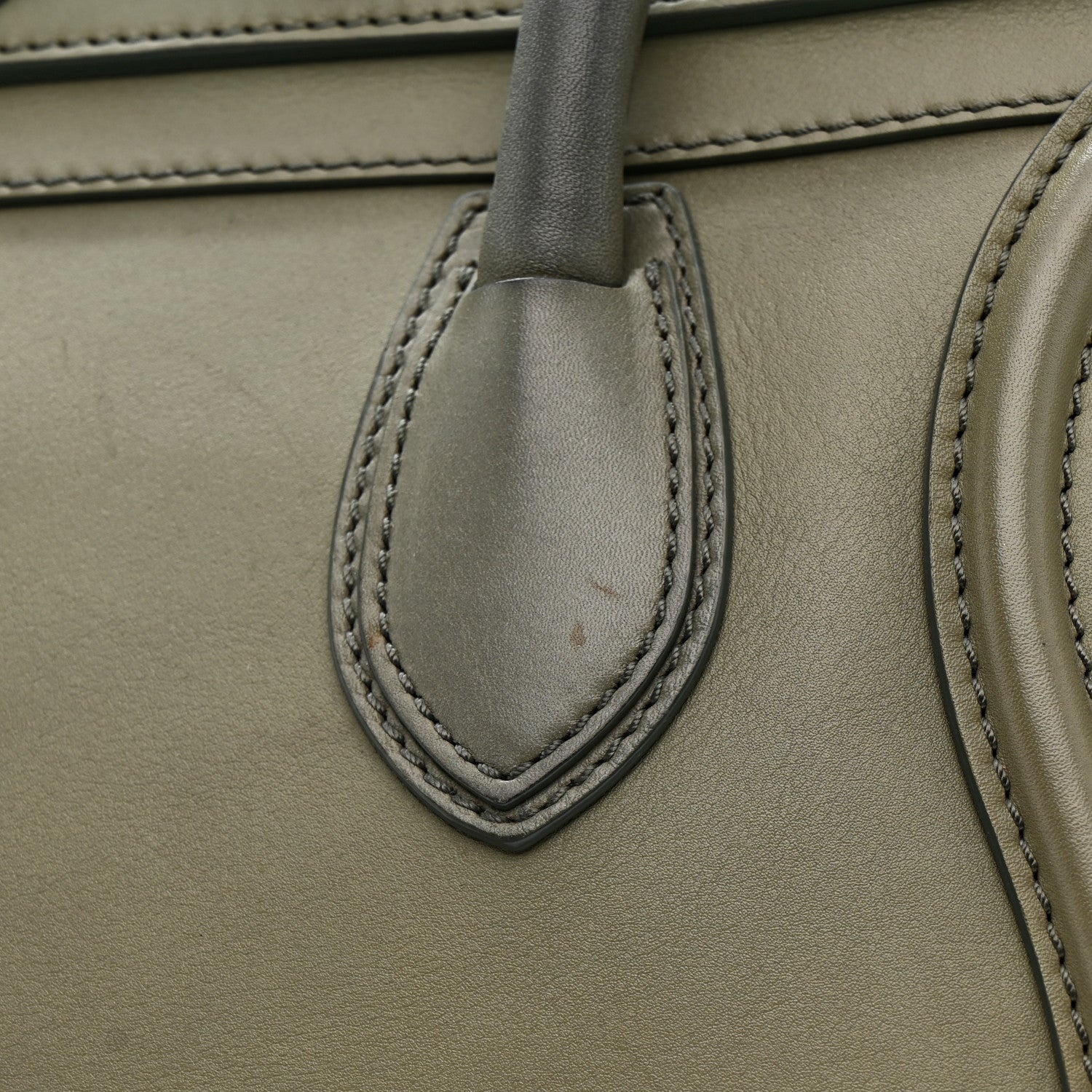 Celine Smooth Calfskin Mini Luggage Almond 19 of 19
