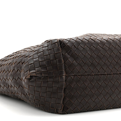 Bottega Veneta Nappa Intrecciato Large Capri Tote Ebano 9 of 10