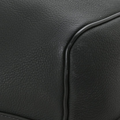 Louis Vuitton Grained Calfskin Aerogram Keepall Bandouliere 40 Black 10 of 10