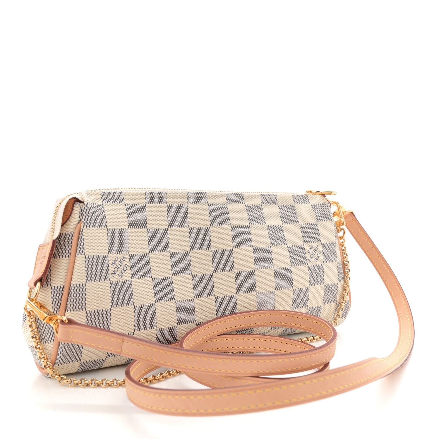 Louis Vuitton Damier Azur Eva Clutch 3 of 10