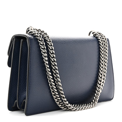 Gucci Dollar Calfskin Crystal Small Dionysus Shoulder Bag Blue Agata Montana Sapphire 3 of 14