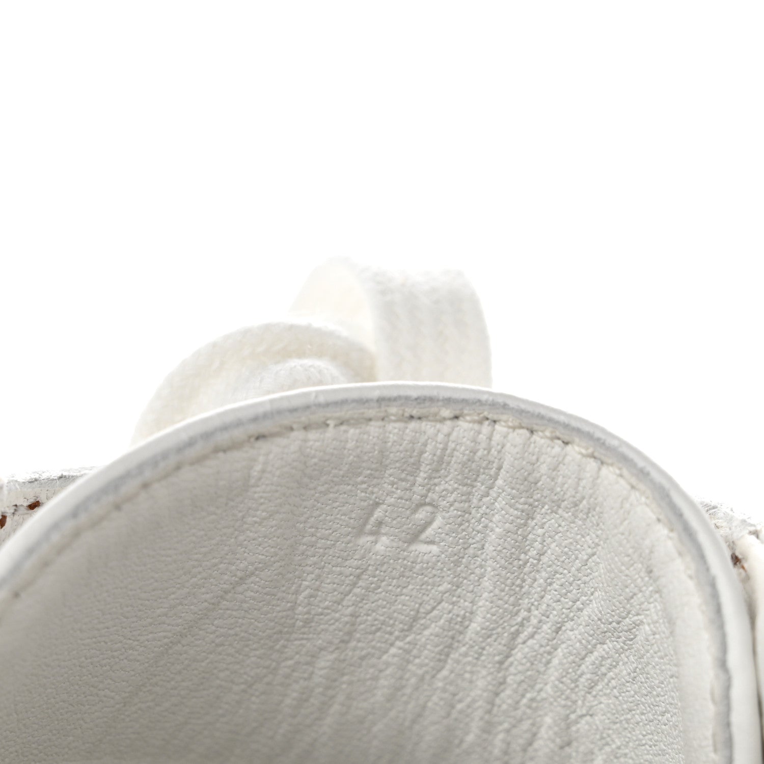 Hermes Calfskin Mens Keep Mule Sneakers 42 White Naturel 9 of 10