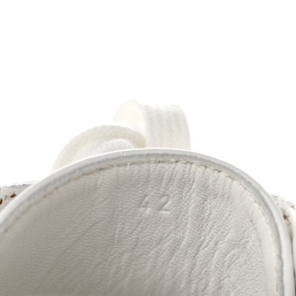 Hermes Calfskin Mens Keep Mule Sneakers 42 White Naturel 9 of 10