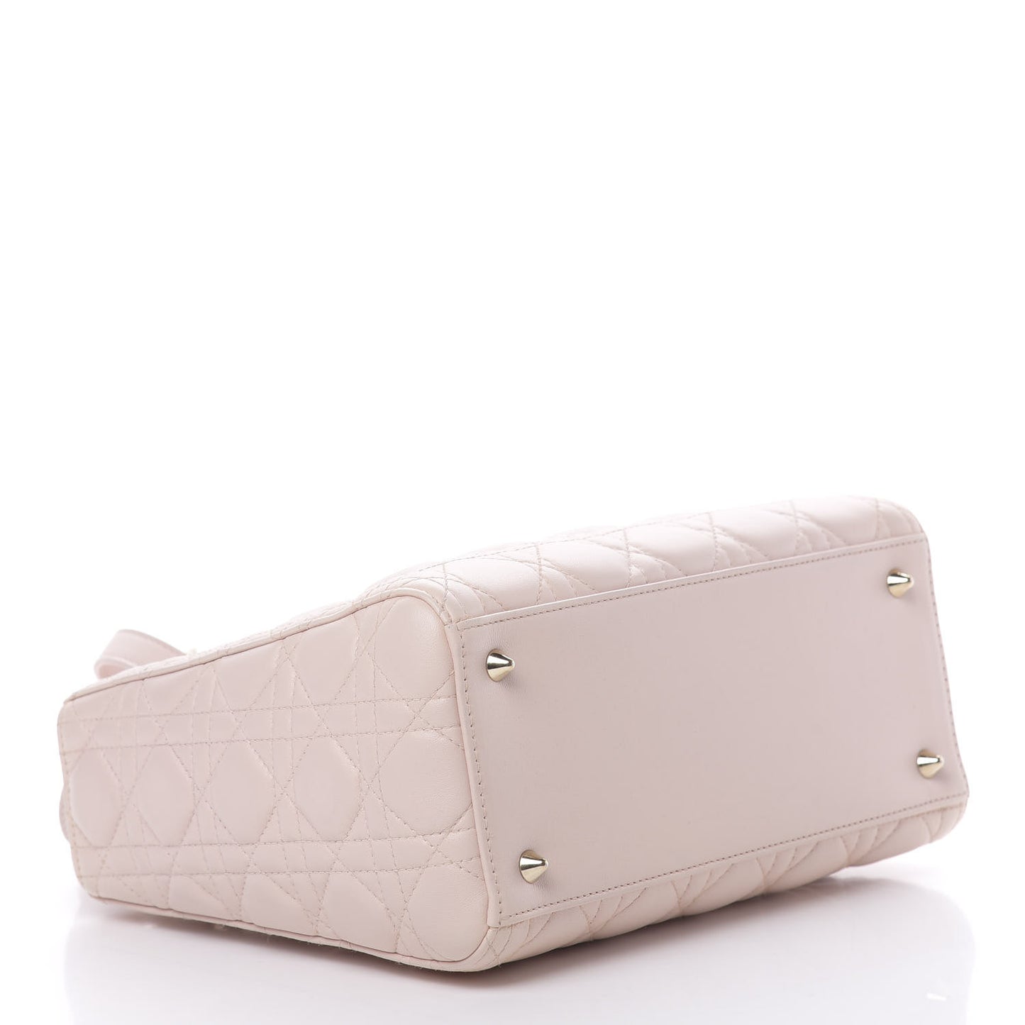 Lambskin Cannage Medium Lady Dior Light Pink