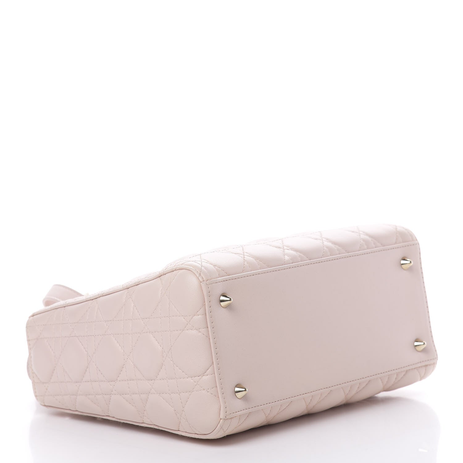 Christian Dior Lambskin Cannage Medium Lady Dior Light Pink 4 of 13
