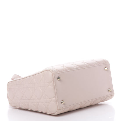 Christian Dior Lambskin Cannage Medium Lady Dior Light Pink 4 of 13