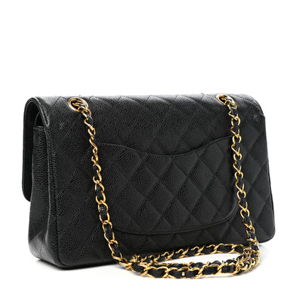 Chanel Caviar Quilted Medium Double Flap Black 3 of 10