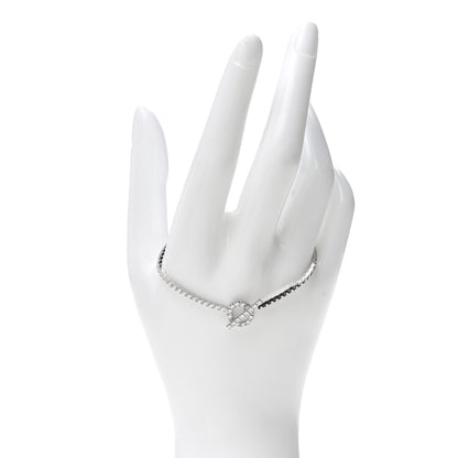 Hermes 18K White Gold Diamond Finesse Link Bracelet SH 2 of 5