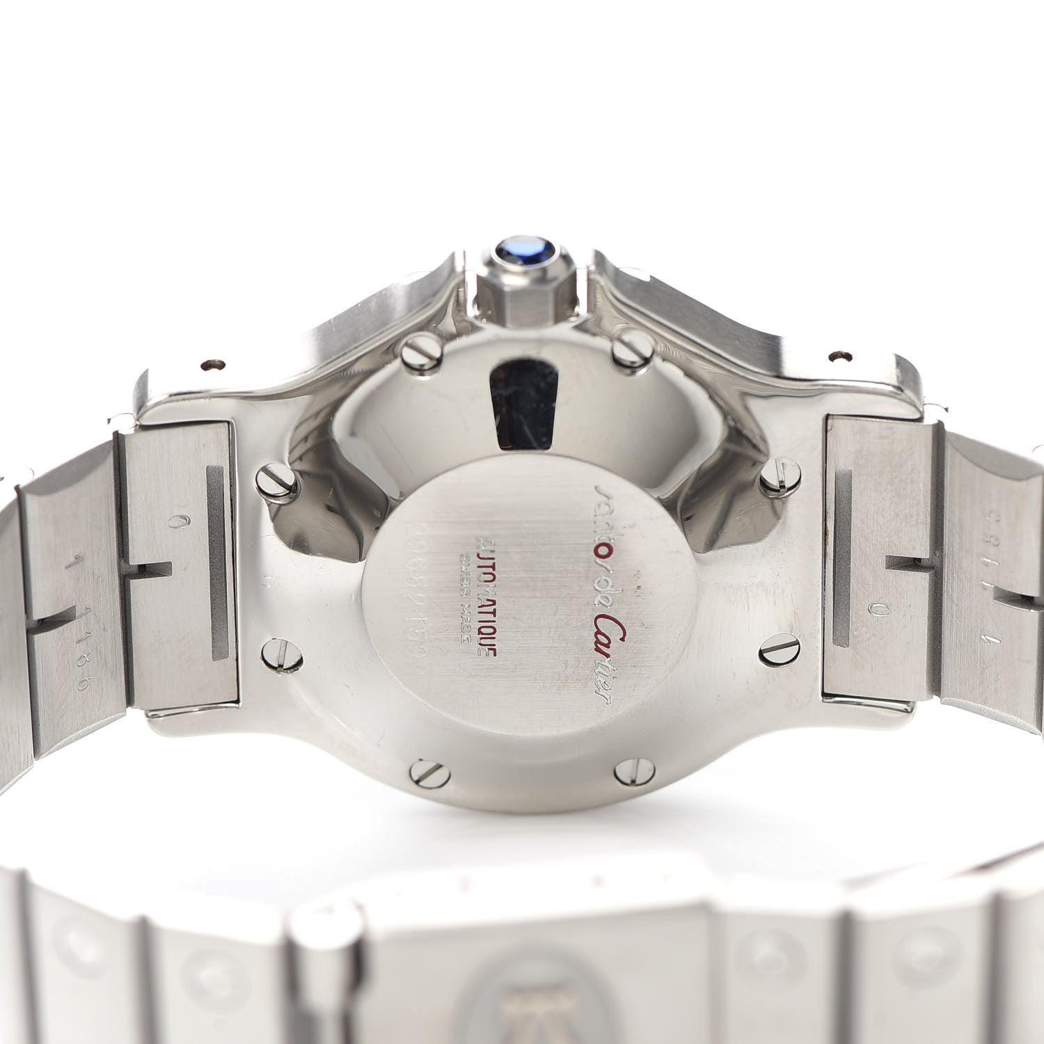 Cartier Stainless Steel 29mm Santos Octagon Automatic Watch 4 of 5