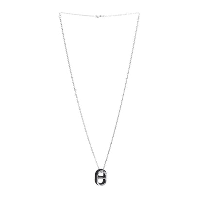 Hermes Swift O'Maillon Pendant Necklace Black 3 of 8