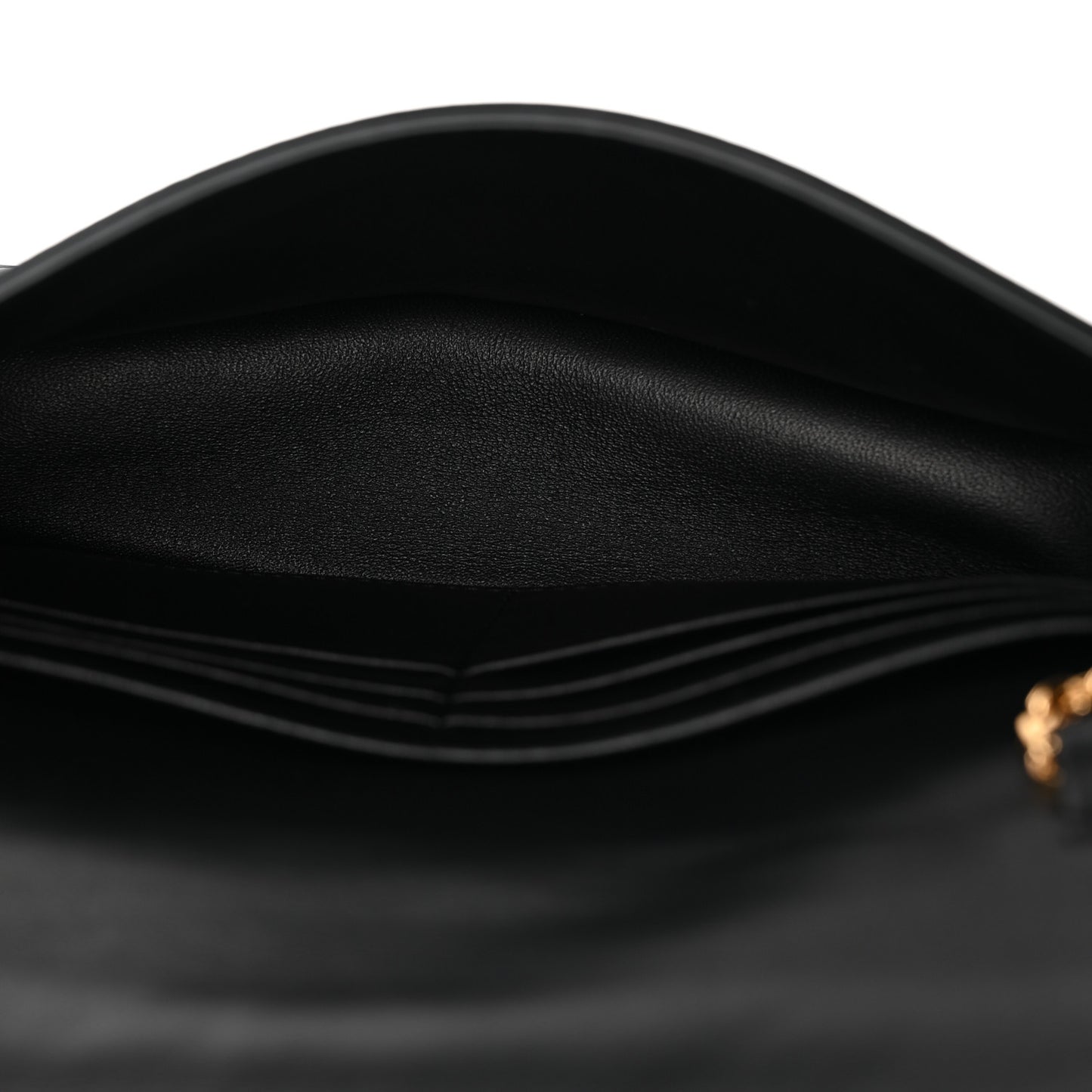 Nappa Matisse FF Embossed Wallet On Chain Black