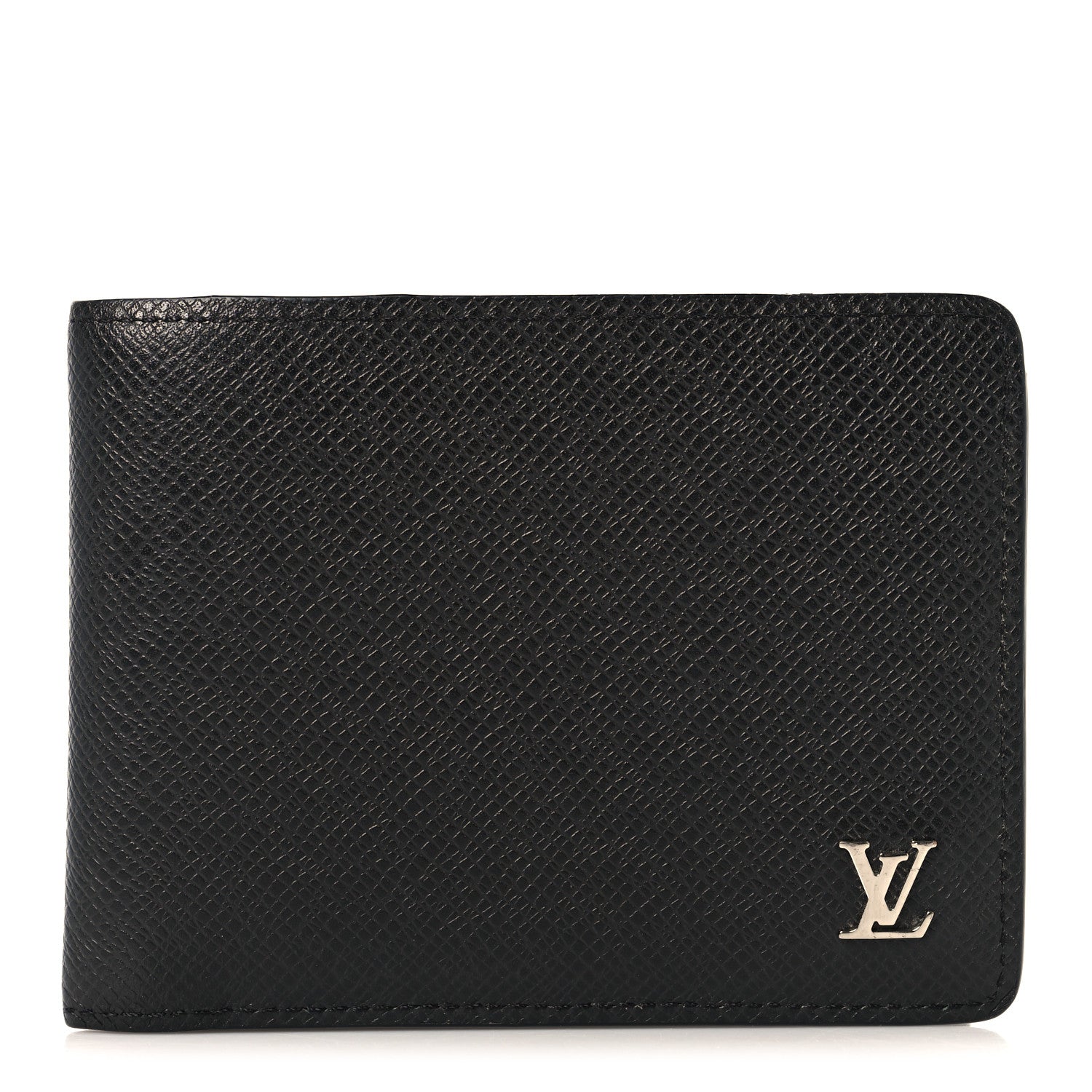 Louis Vuitton Taiga Multiple Wallet Black 1 of 6