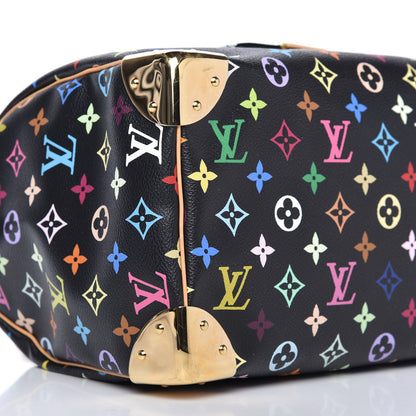 Louis Vuitton Monogram Multicolor Speedy 30 Black 6 of 10