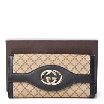 Gucci Diamante Interlocking G Continental Wallet Brown 11 of 11