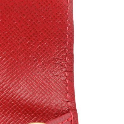 Louis Vuitton Damier Ebene Caissa Wallet Cherry 9 of 10