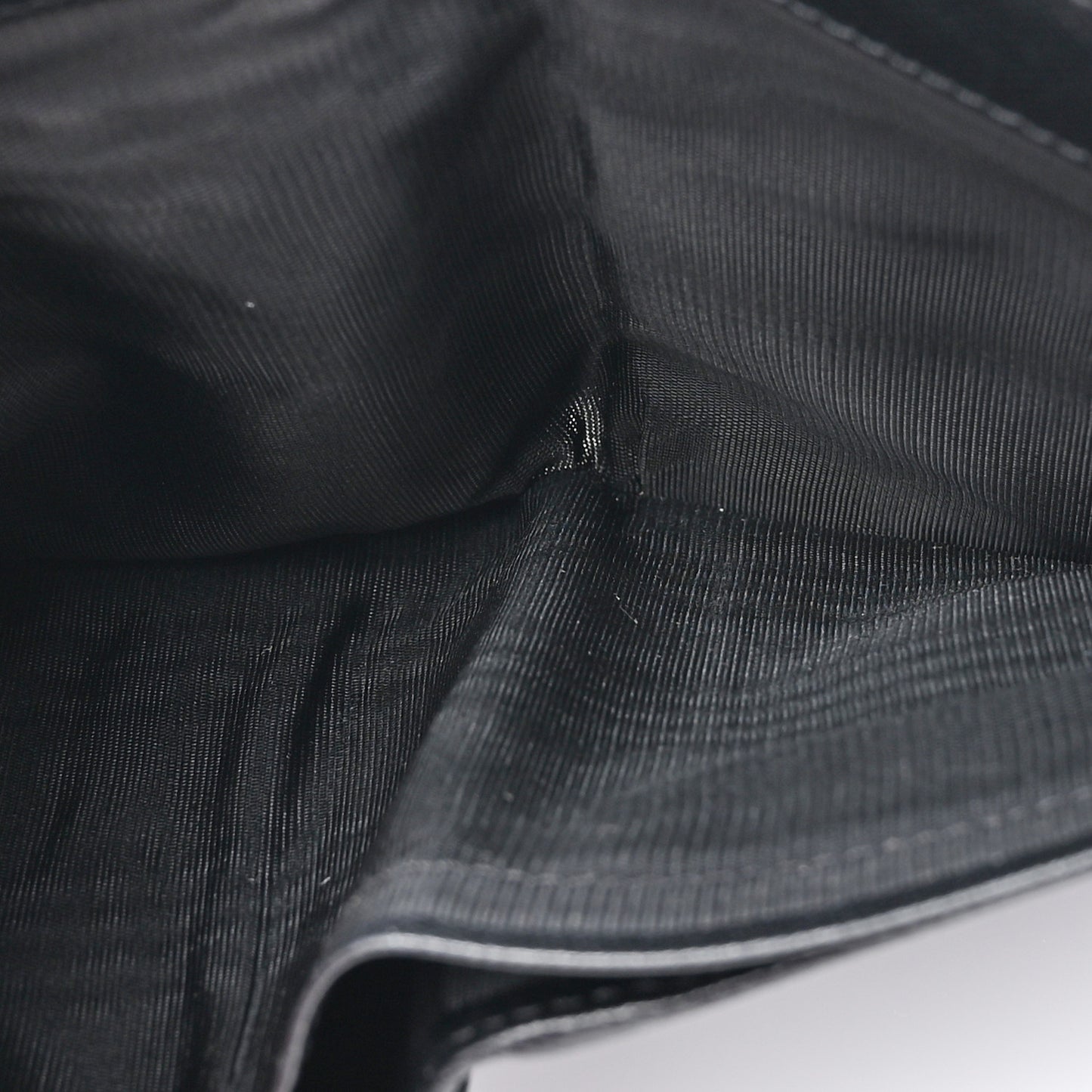 Tessuto Nylon Compact Zip Around Wallet Black