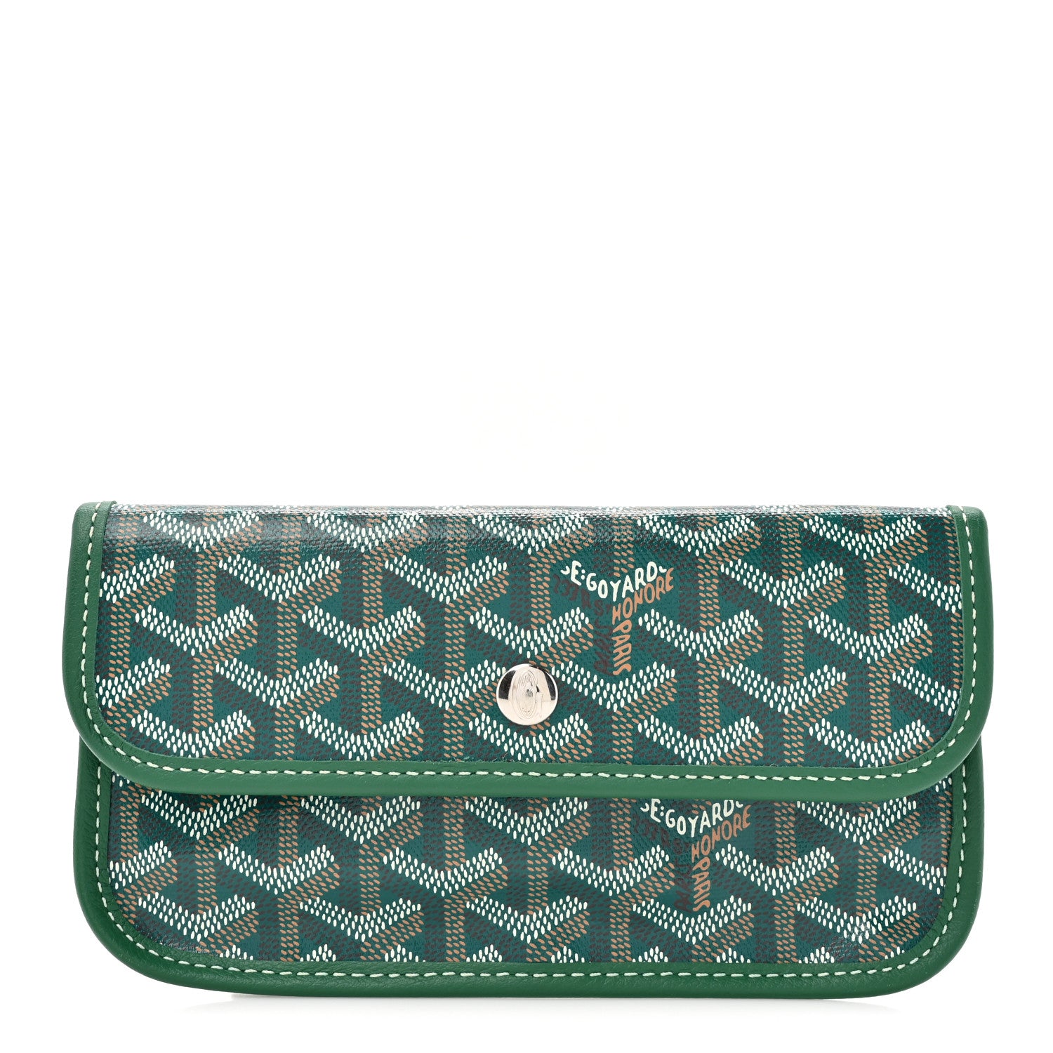 Goyard Goyardine Pouch Green 1 of 7