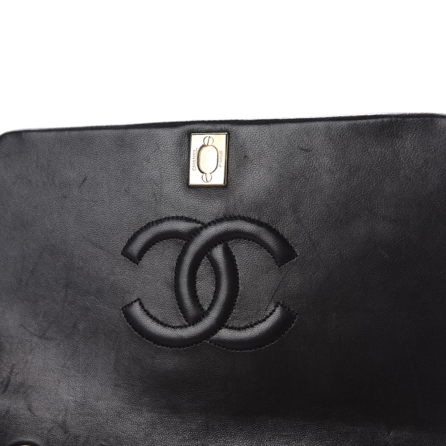 Chanel Lambskin Quilted Small Single Flap Bag Black 8 of 13