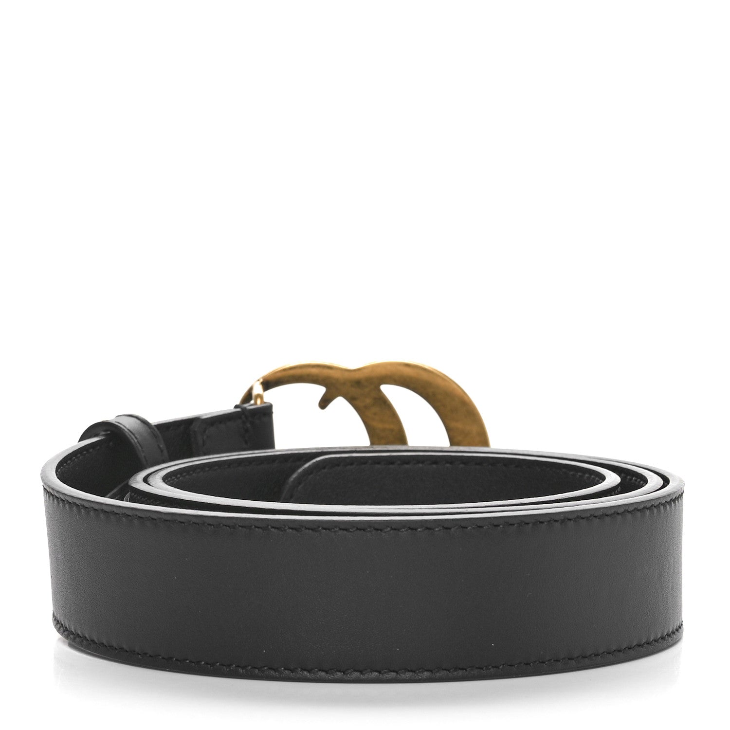Gucci Calfskin Double G 30mm Belt 85 34 Black 2 of 4