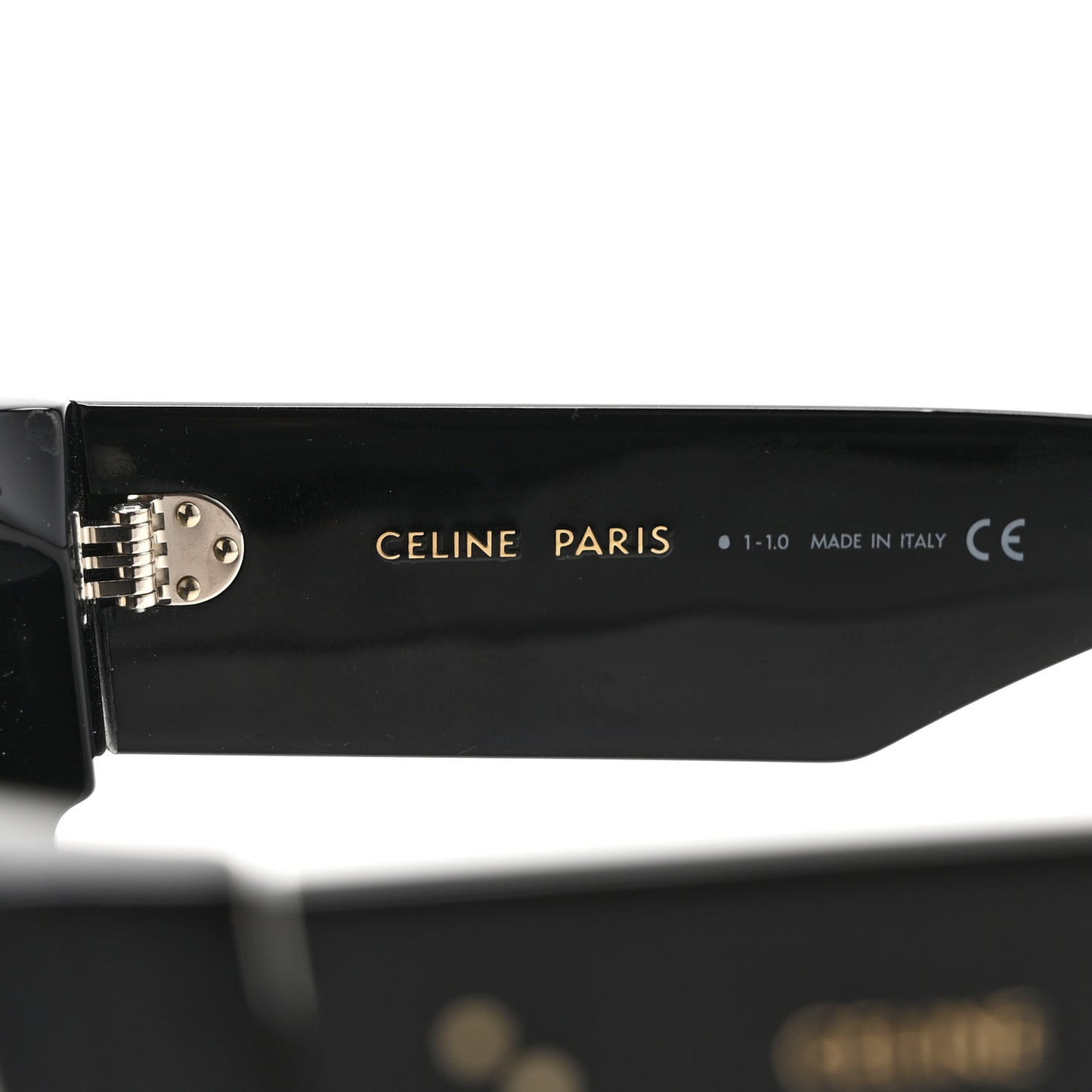 Acetate Flat Top Rectangular Sunglasses CL400921 Black