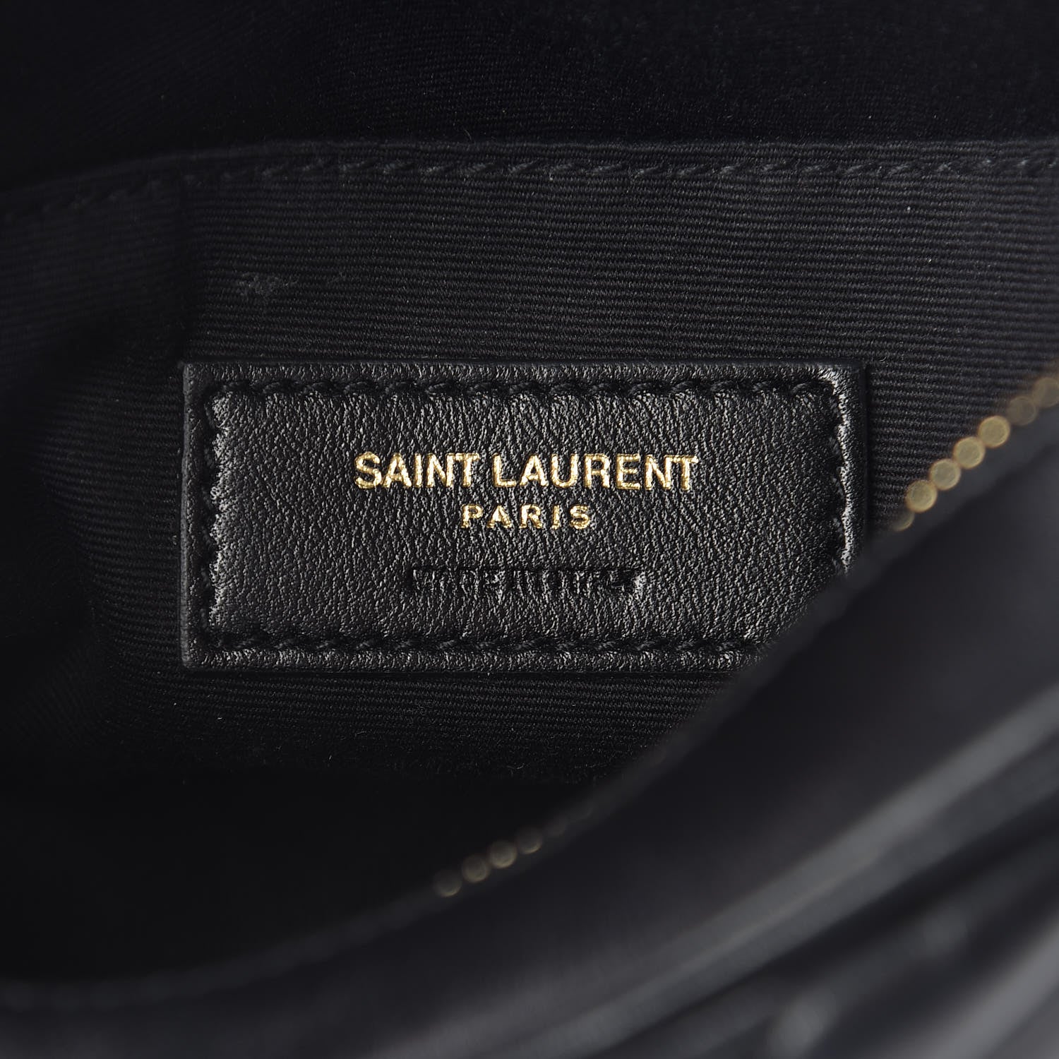 Saint Laurent Calfskin Matelasse Monogram Lou Belt Bag Black 6 of 10