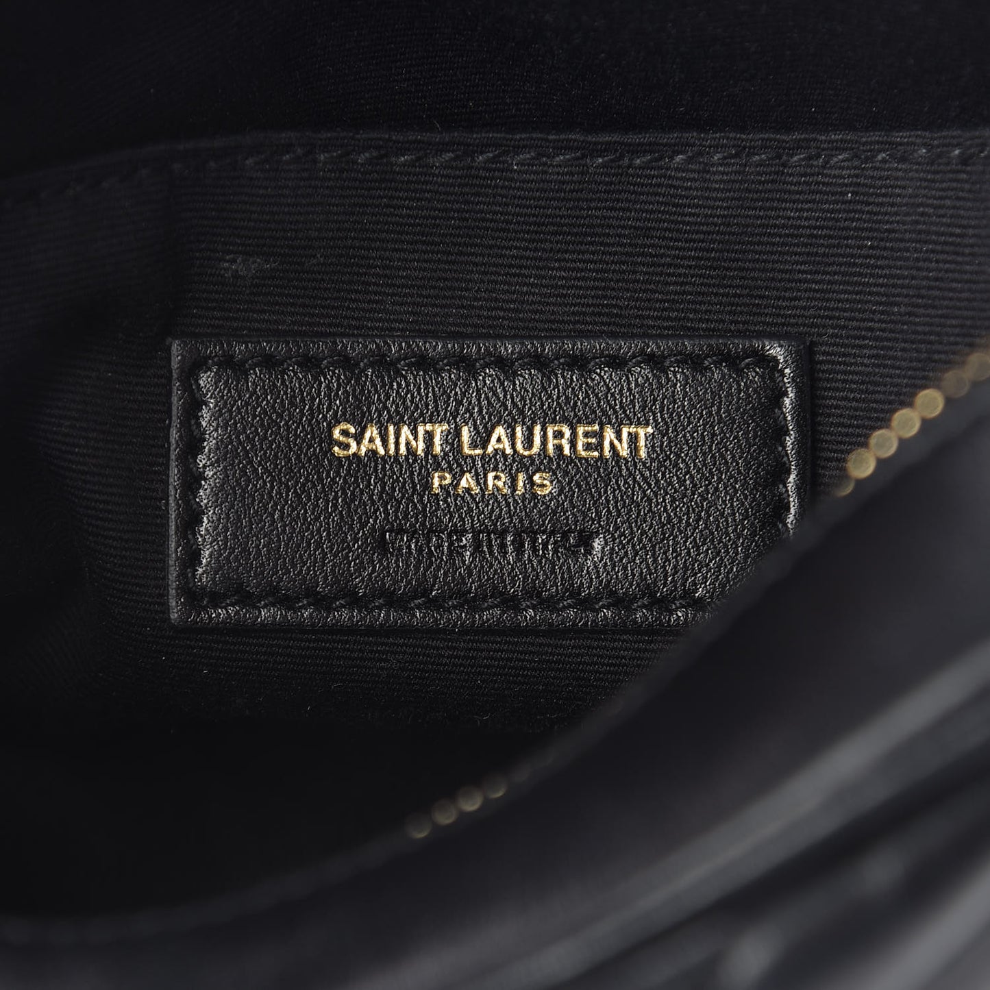 Calfskin Matelasse Monogram Lou Belt Bag Black