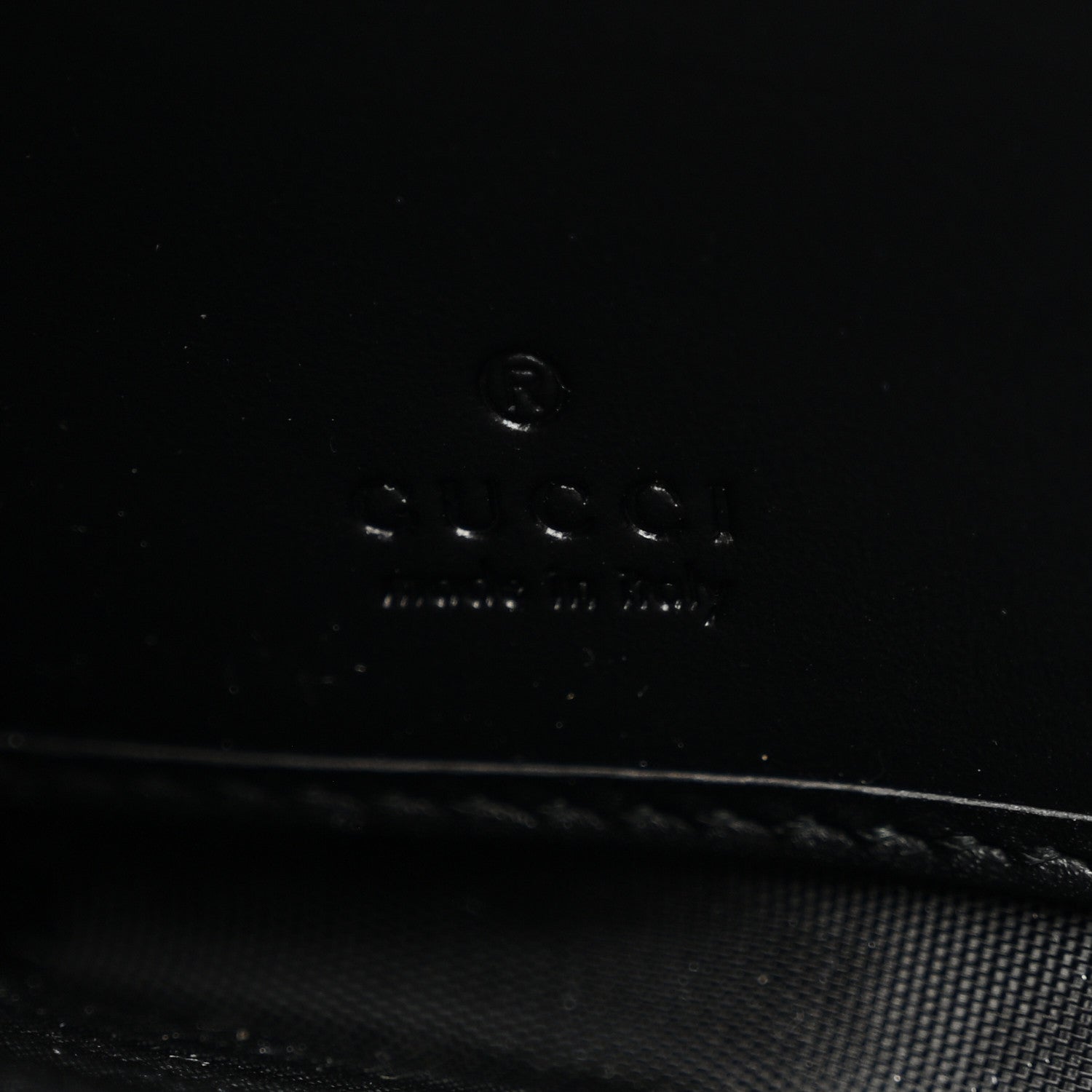 Gucci Guccissima Web Zip Around Wallet Black 6 of 7