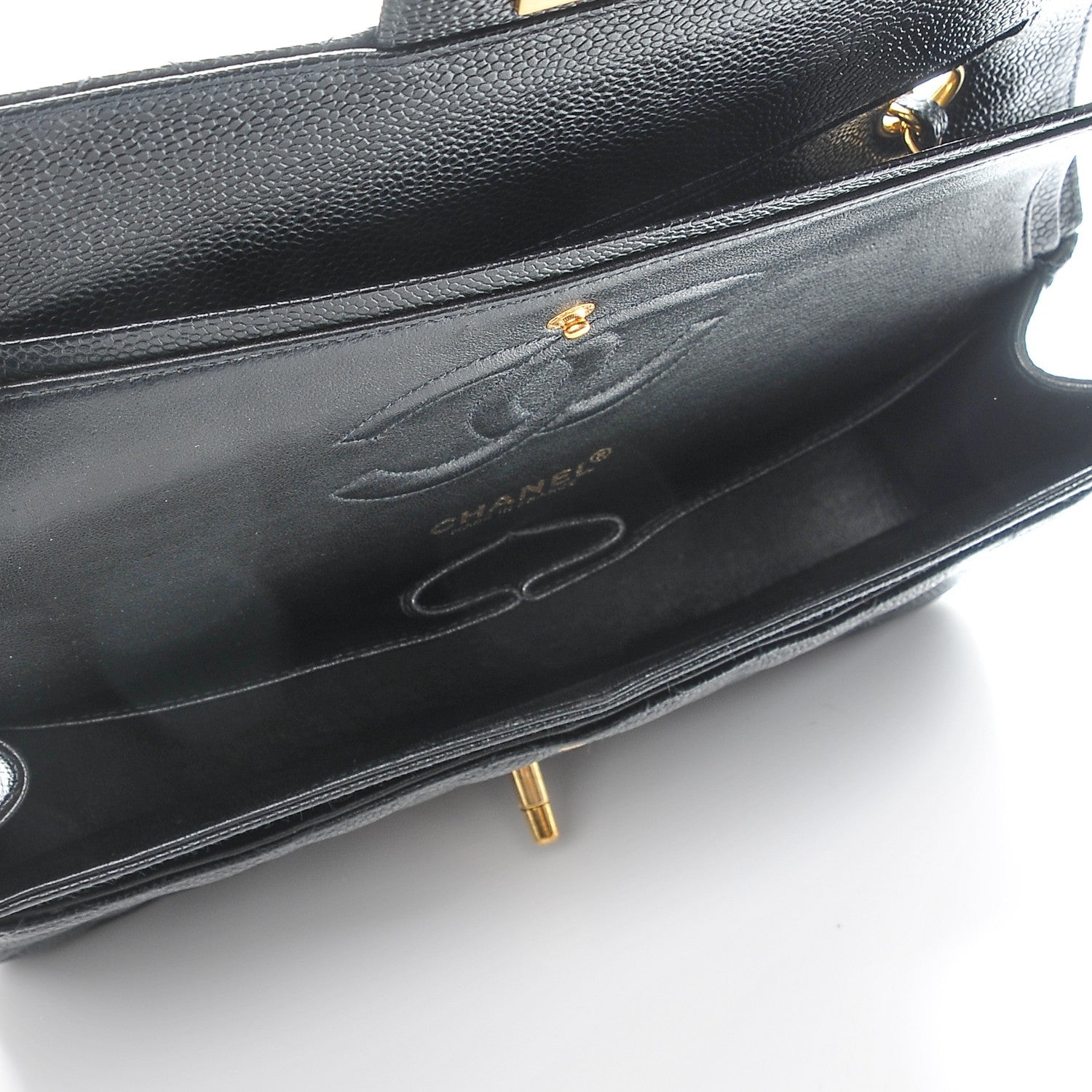 Chanel Caviar Quilted Medium Double Flap Black 5 of 8