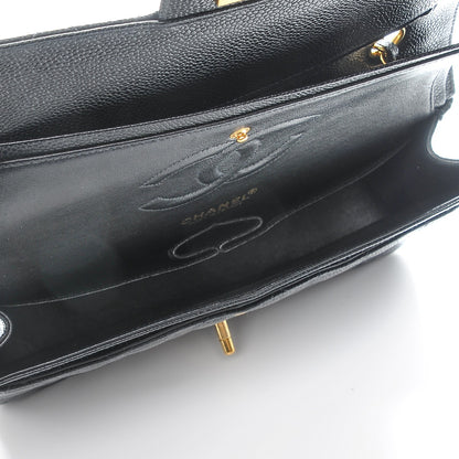 Chanel Caviar Quilted Medium Double Flap Black 5 of 8
