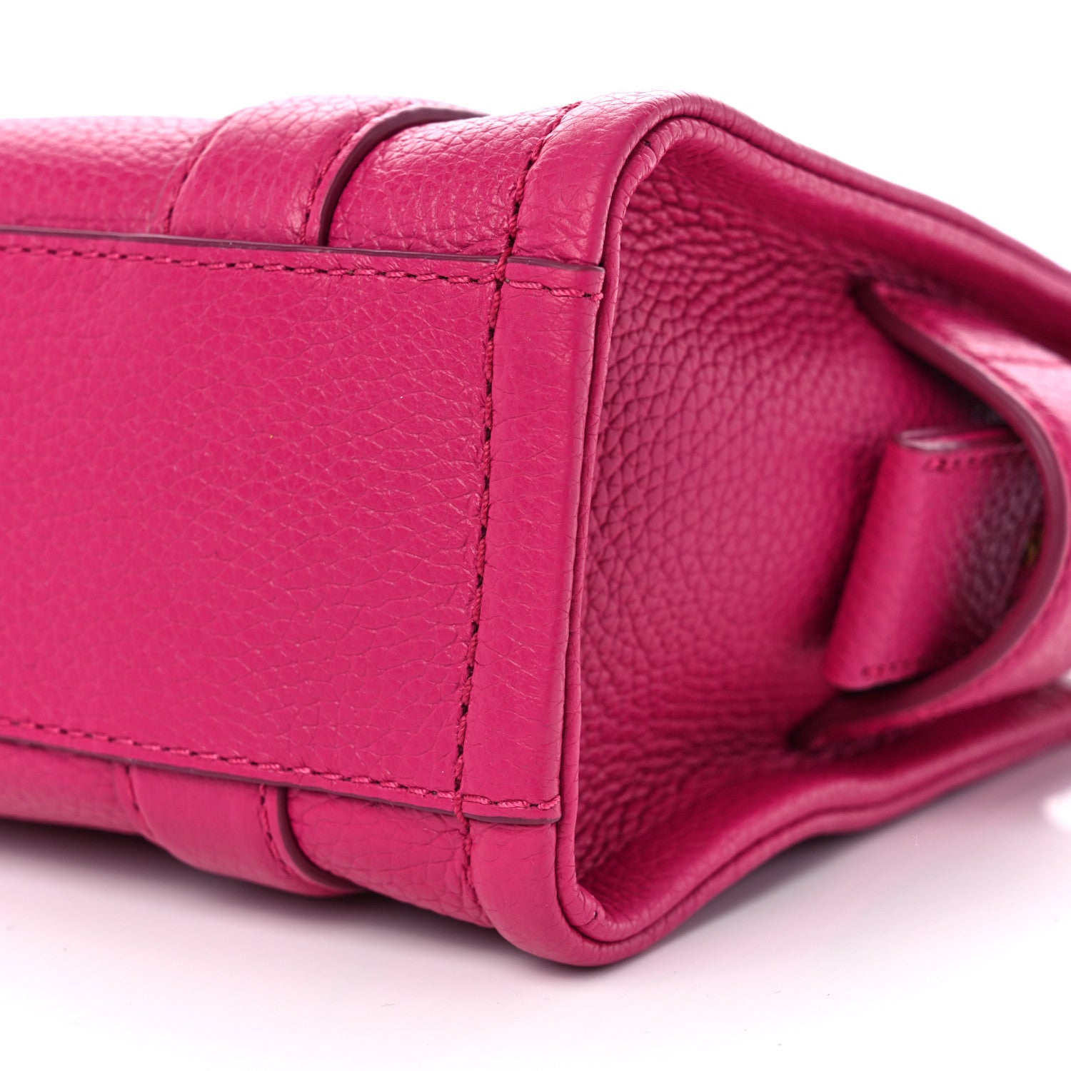 Marc Jacobs Grained Calfskin Mini The Tote Bag Lipstick Pink 9 of 9