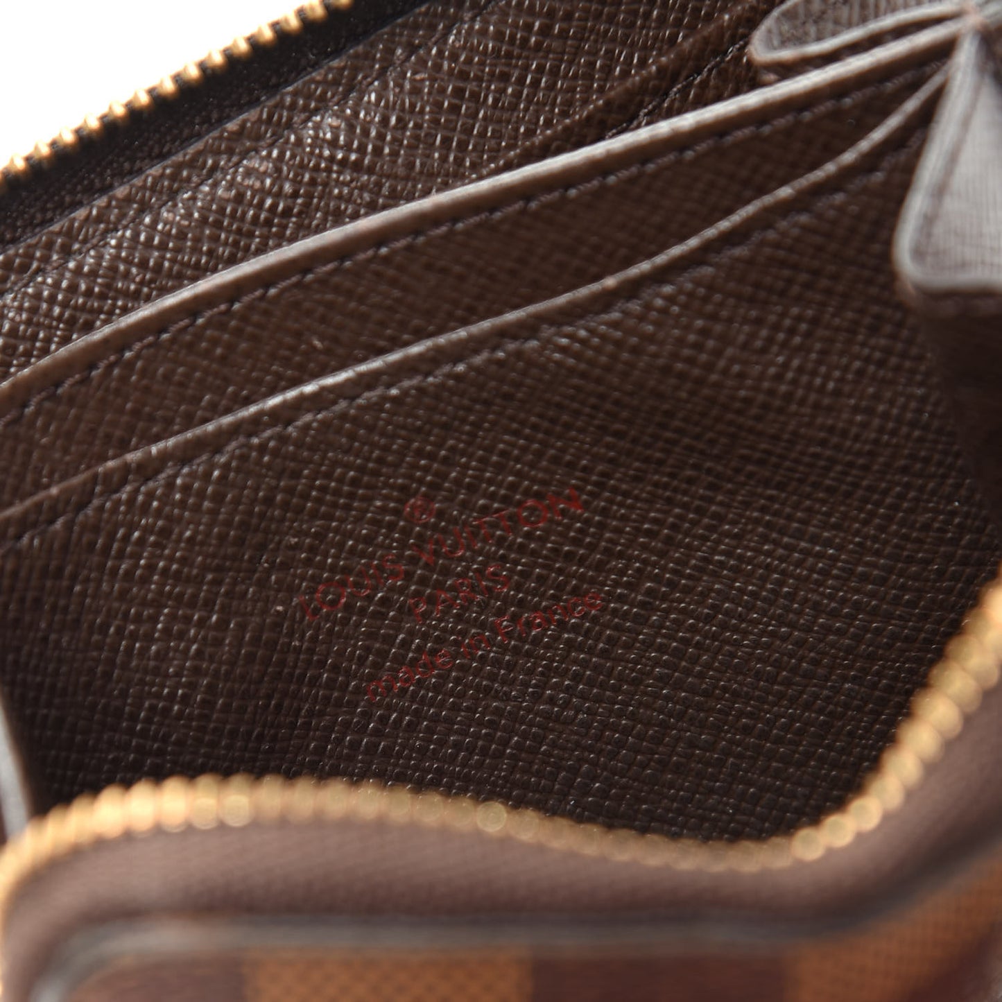 Damier Ebene Zippy Coin Purse