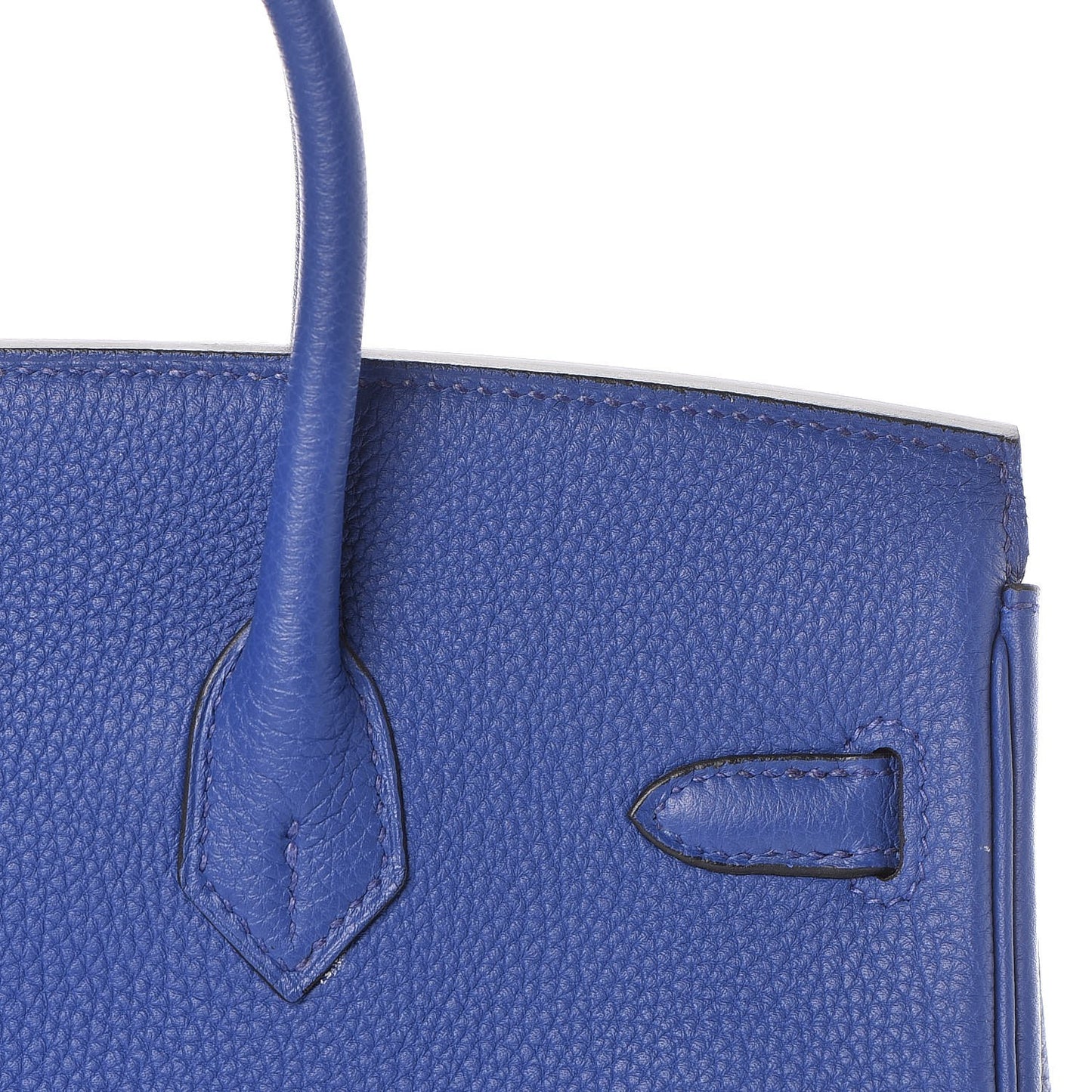 Togo Birkin 25 Bleu Electrique