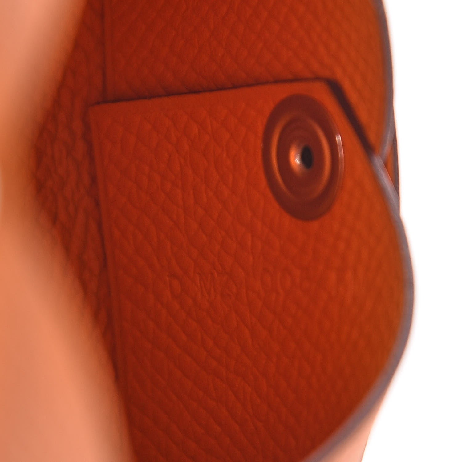 Hermes Epsom Calvi Card Case Abricot 7 of 8
