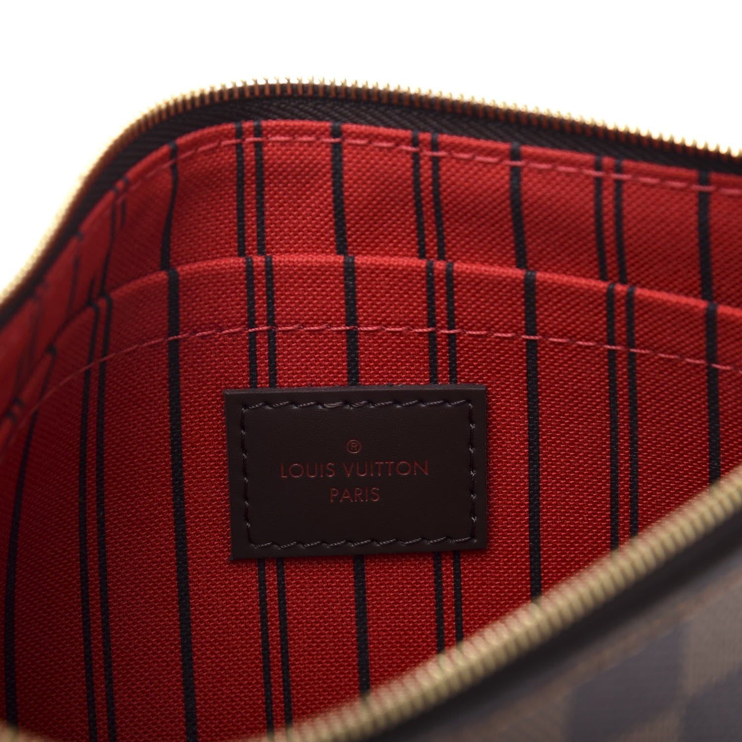 Louis Vuitton Damier Ebene Neverfull MM GM Pochette 6 of 10