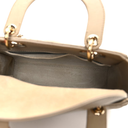 Christian Dior Lambskin Cannage Small My ABCDior Lady Dior Beige 5 of 12