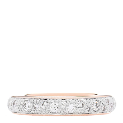 Pomellato 18K Rose Gold Diamond Iconica Band Ring 51 5.75 3 of 6