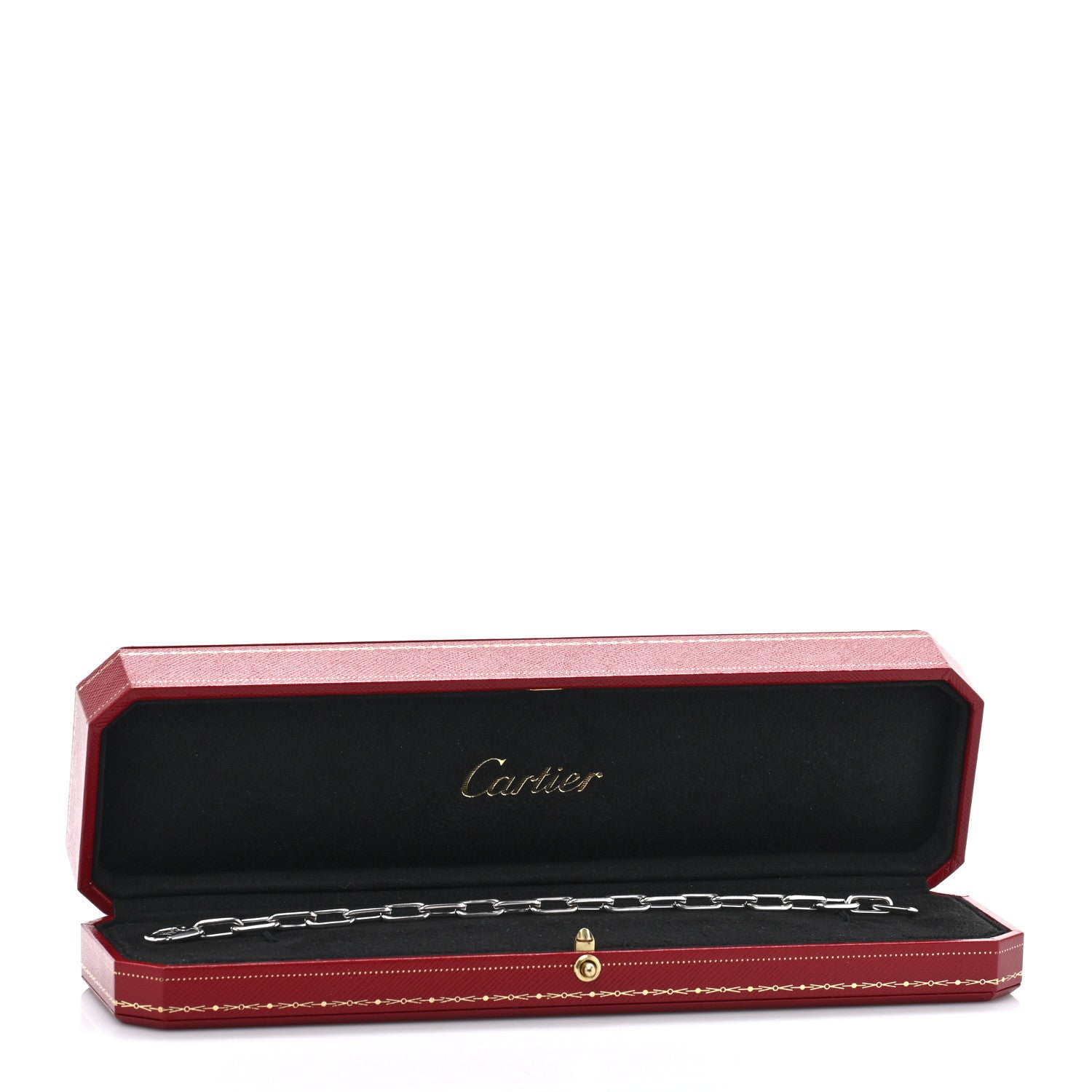 Cartier 18K White Gold Santos de Cartier Bracelet 4 of 4