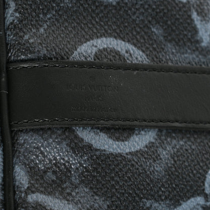 Louis Vuitton Monogram Pastel Keepall Bandouliere 50 Black 5 of 11