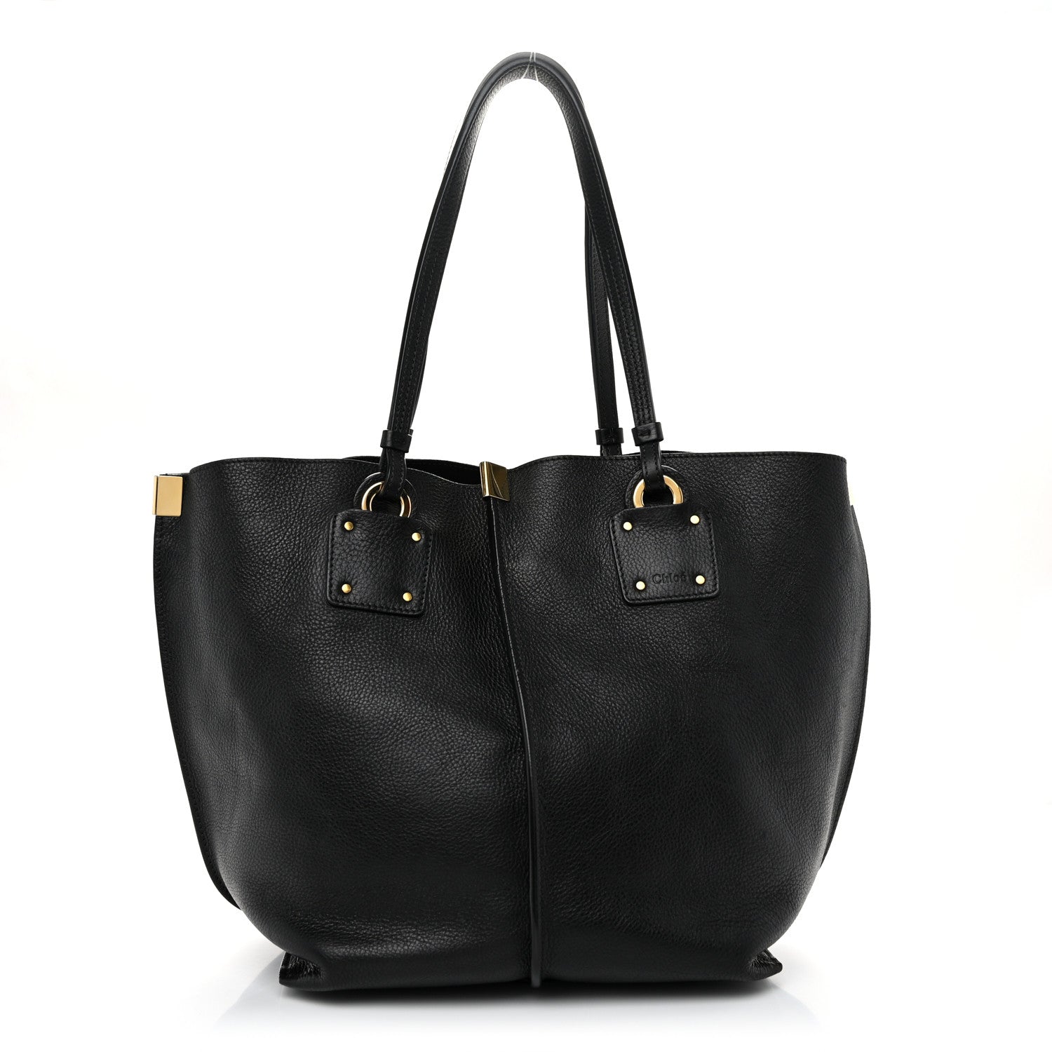 Chloe Smooth Calfskin Medium Vick Tote Black 1 of 12