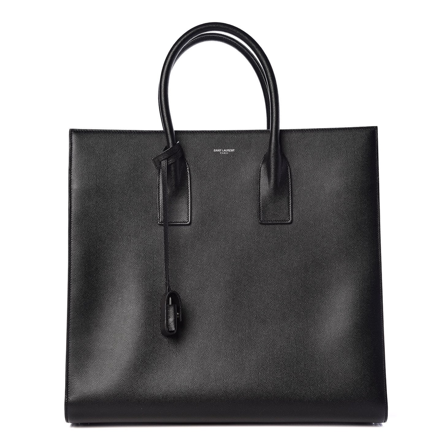 Grain de Poudre Medium Museum Tote Black