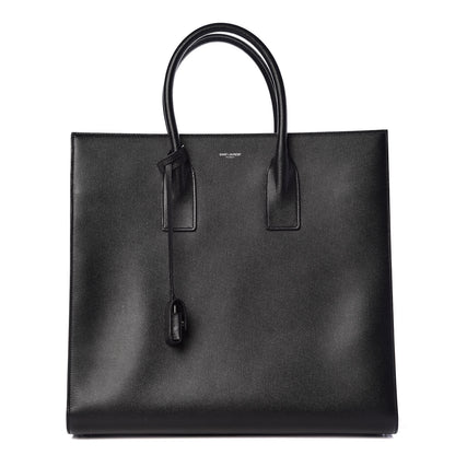 Saint Laurent Grain de Poudre Medium Museum Tote Black 1 of 11