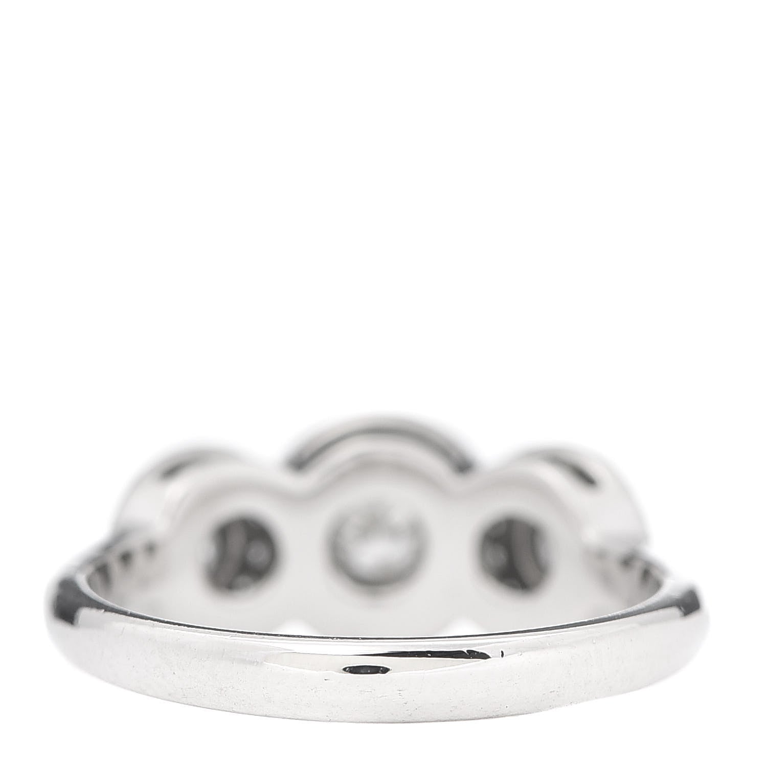 Tiffany Platinum Diamond Circlet Ring 53 6.5 4 of 6