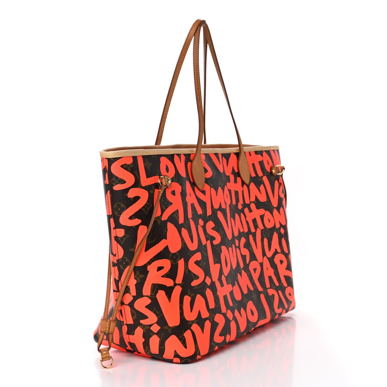 Louis Vuitton Monogram Graffiti Neverfull GM Orange 2 of 6