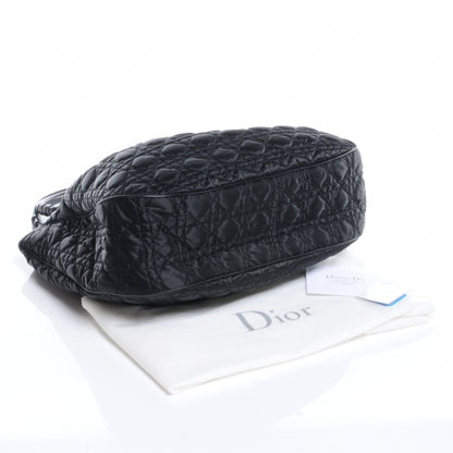 Christian Dior Nylon Cannage Shopper Tote Black 4 of 7