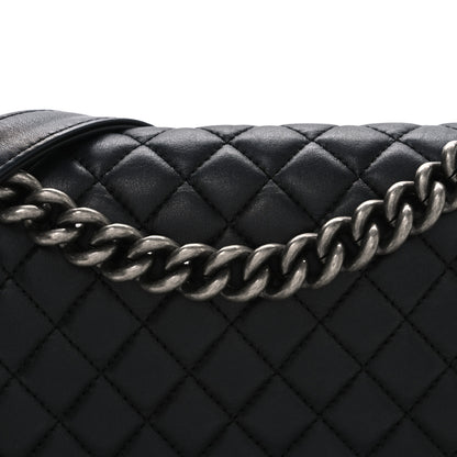Chanel Lambskin Quilted Medium Boy Flap Black 8 of 10
